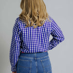 Ladies Cleland - Navy Check