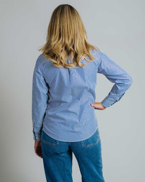 Ladies Cleland - Navy Stripe