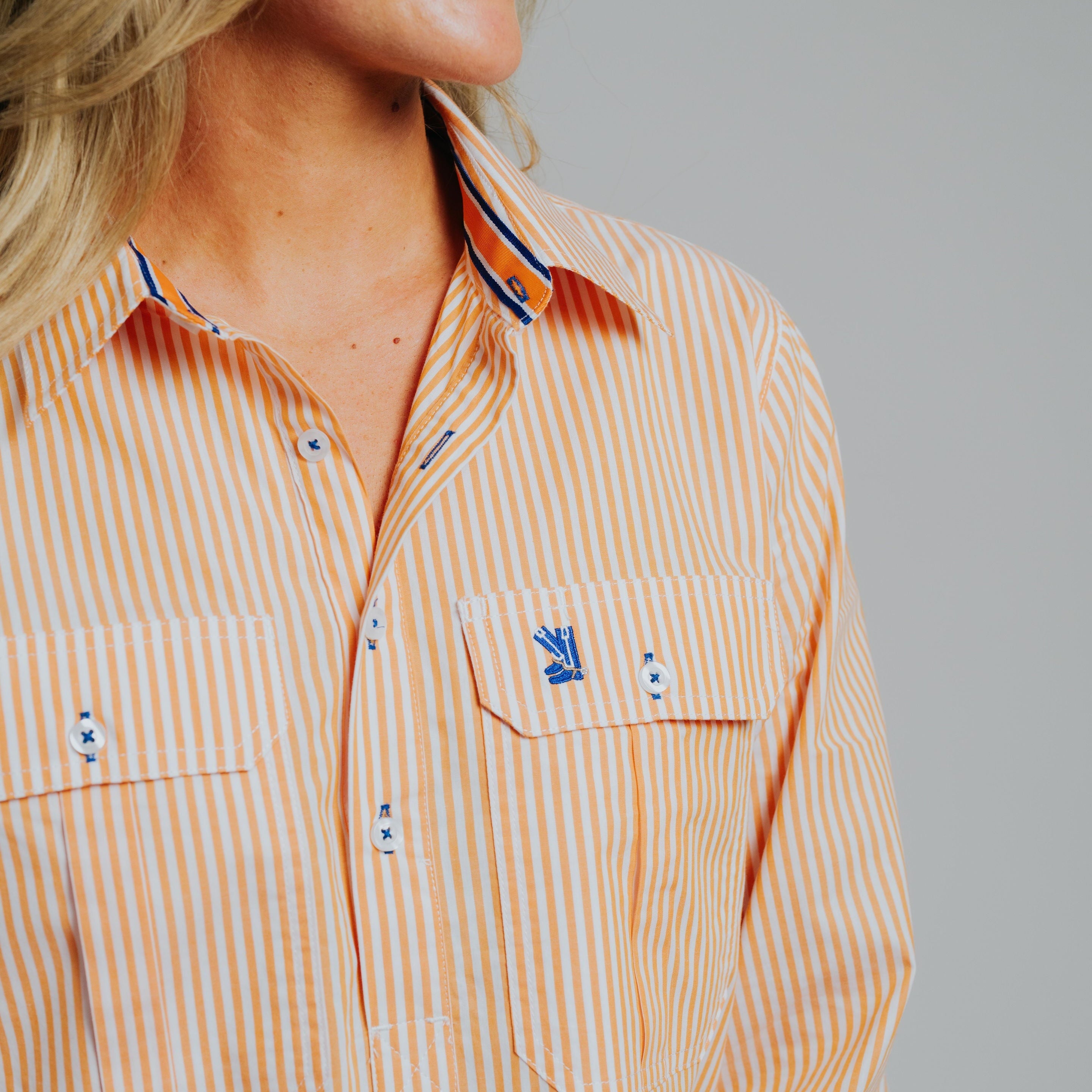 Ladies Cleland - Orange Stripe