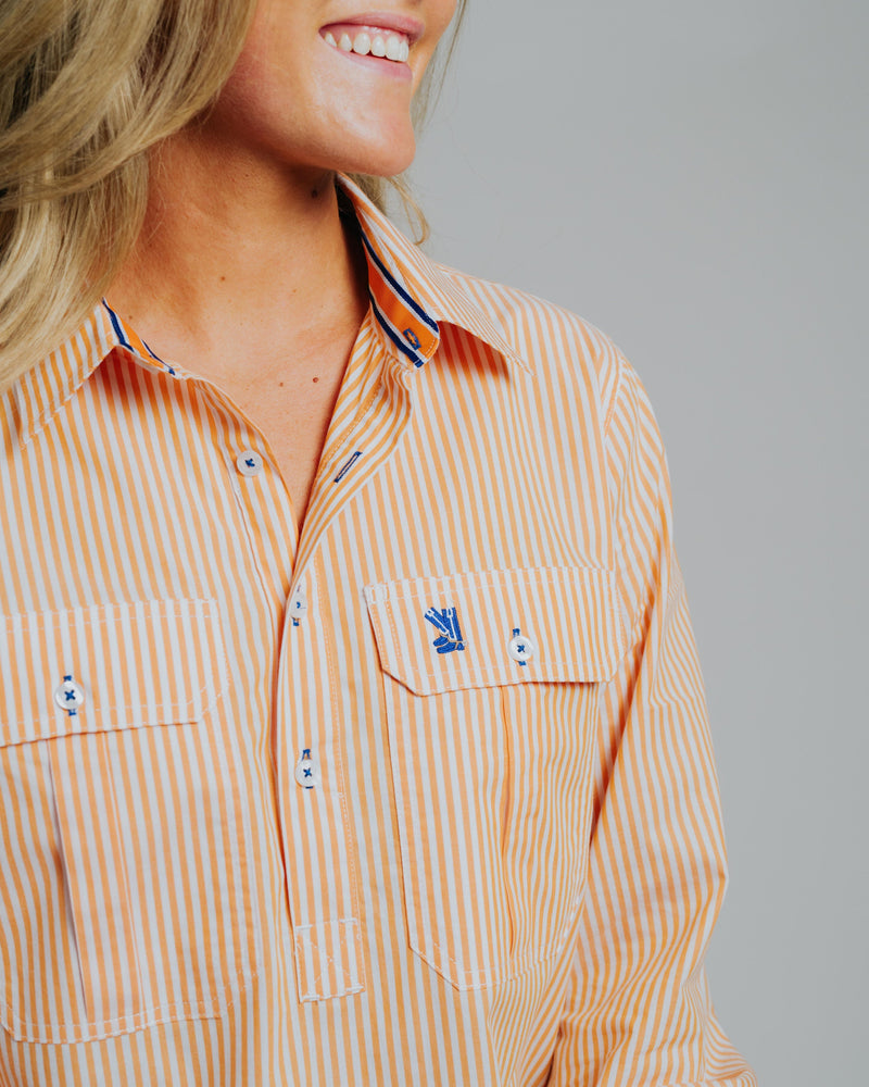 Ladies Cleland - Orange Stripe