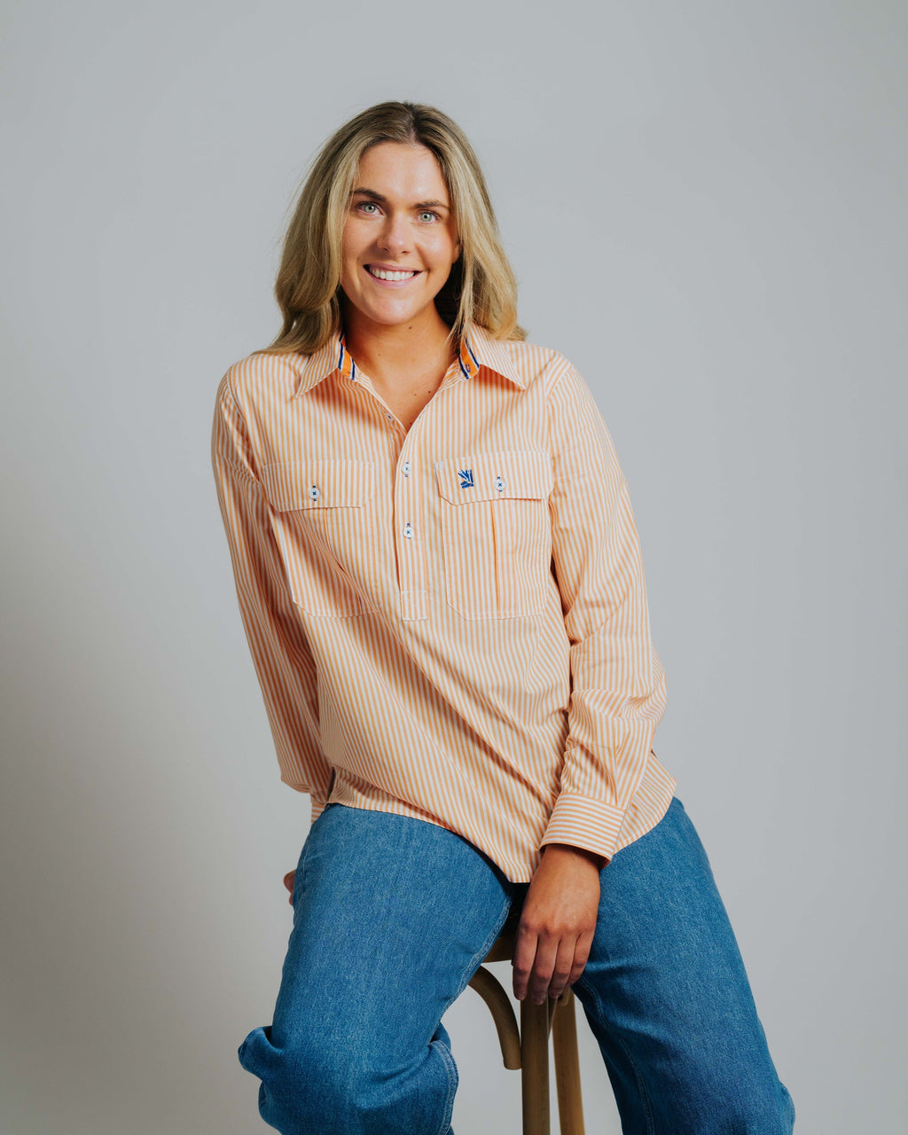 Ladies Cleland - Orange Stripe