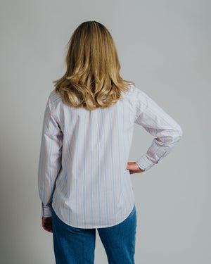 Ladies Cleland - Pink / Blue Stripe