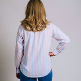 Ladies Cleland - Pink / Blue Stripe