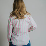 Ladies Cleland - Pink / Green Stripe