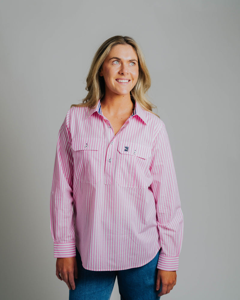 Ladies Cleland - Pink Stripe