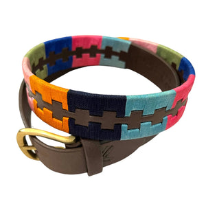 Multi Colour Leather Designer Belt