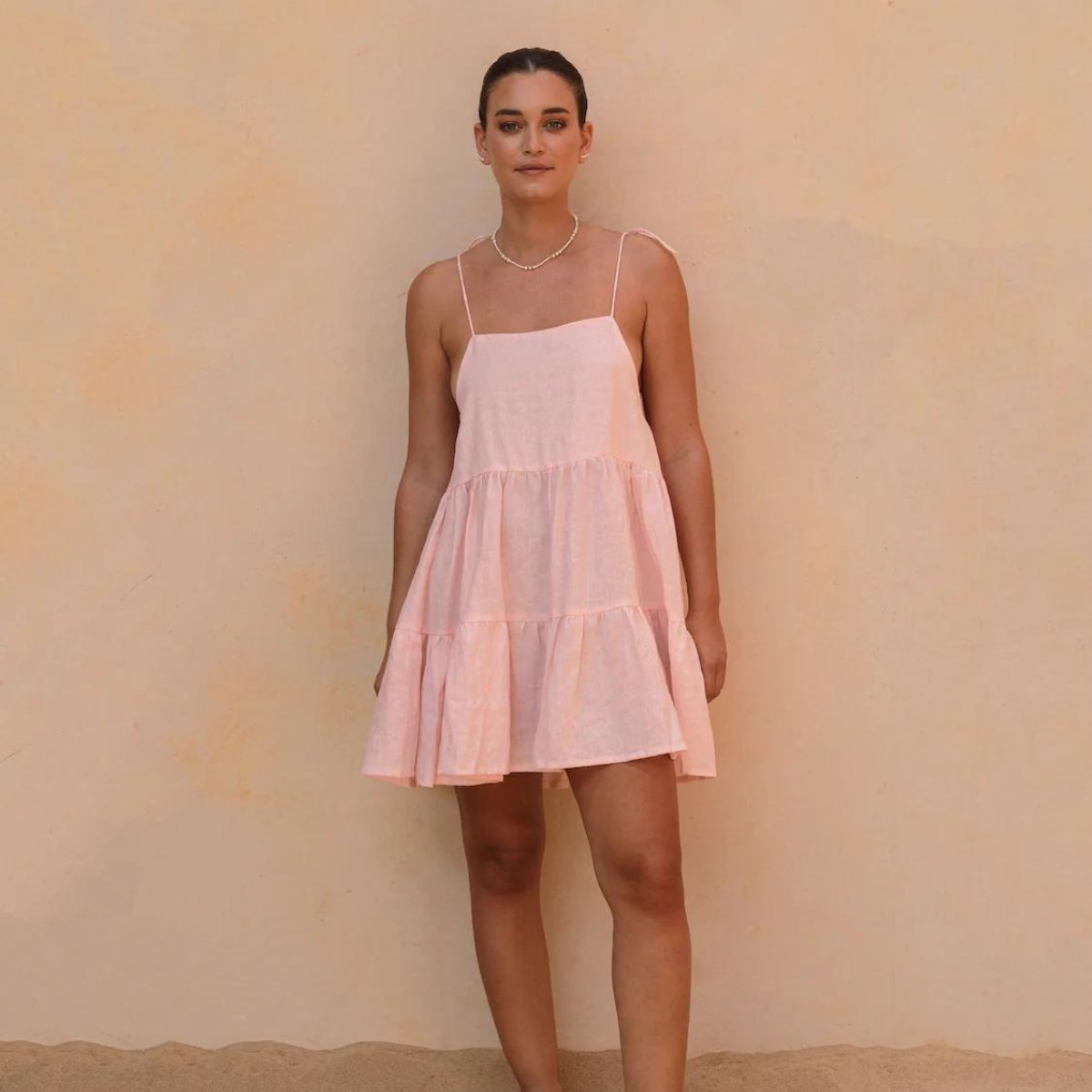 Nikko Dress - Pale Pink