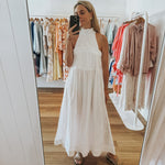 Northshore Dress - White Poplin