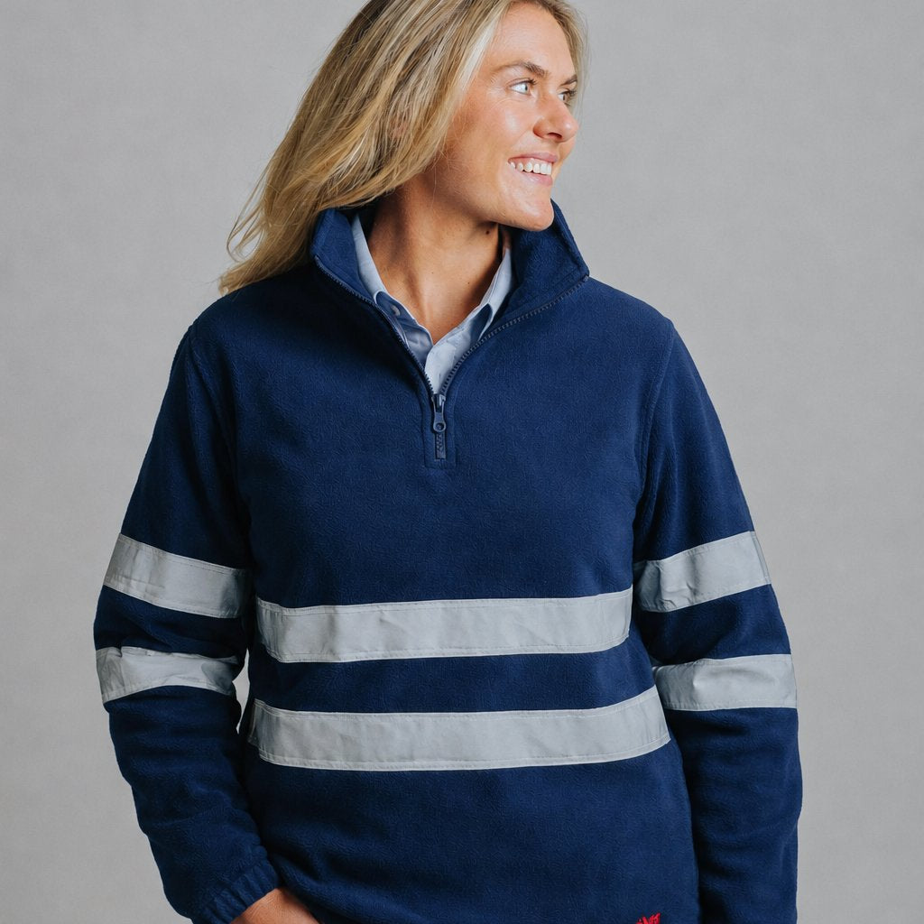 Polar Fleece - Hi Vis Navy