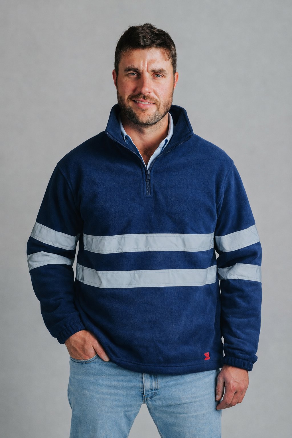 Polar Fleece - Hi Vis Navy