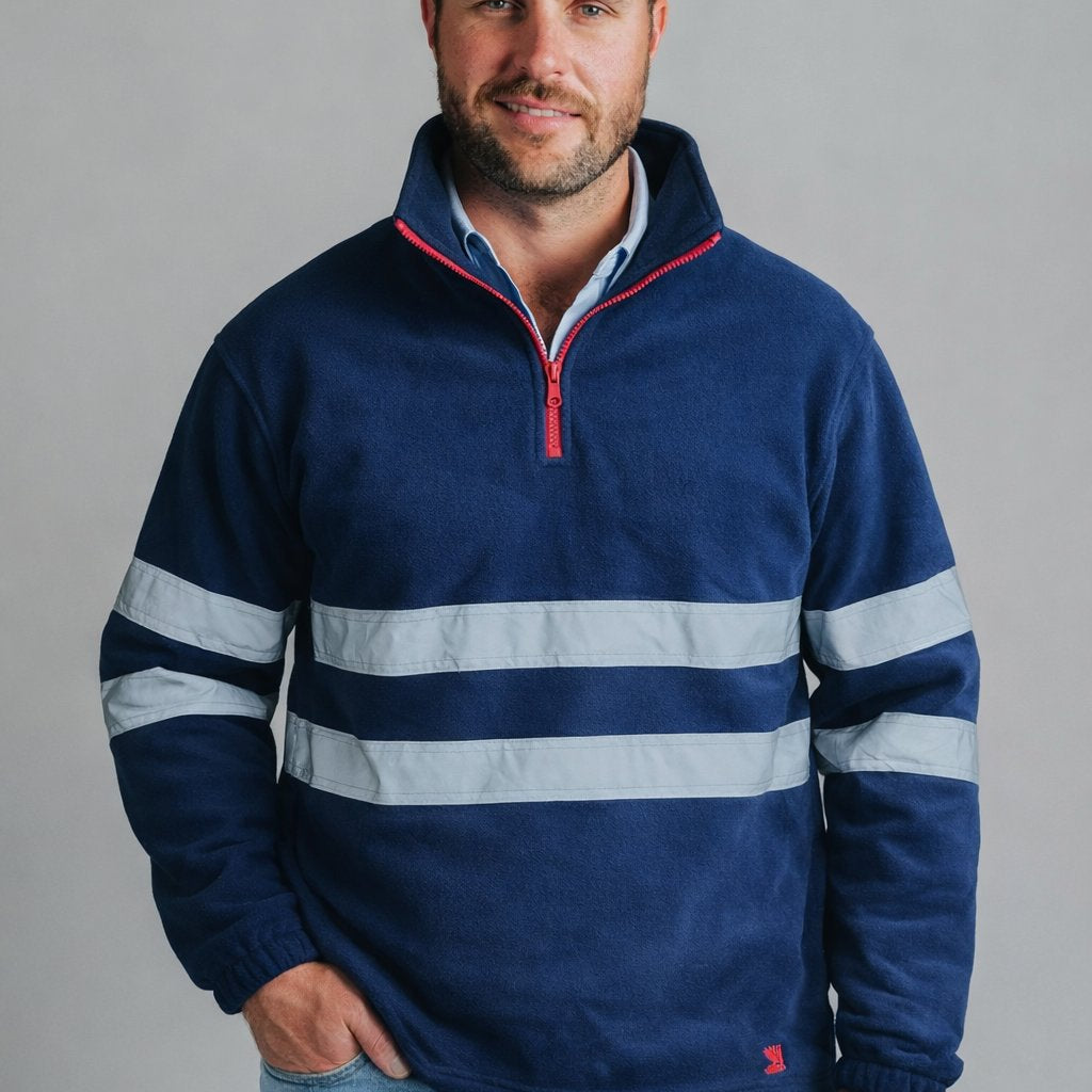 Polar Fleece - Hi Vis Navy