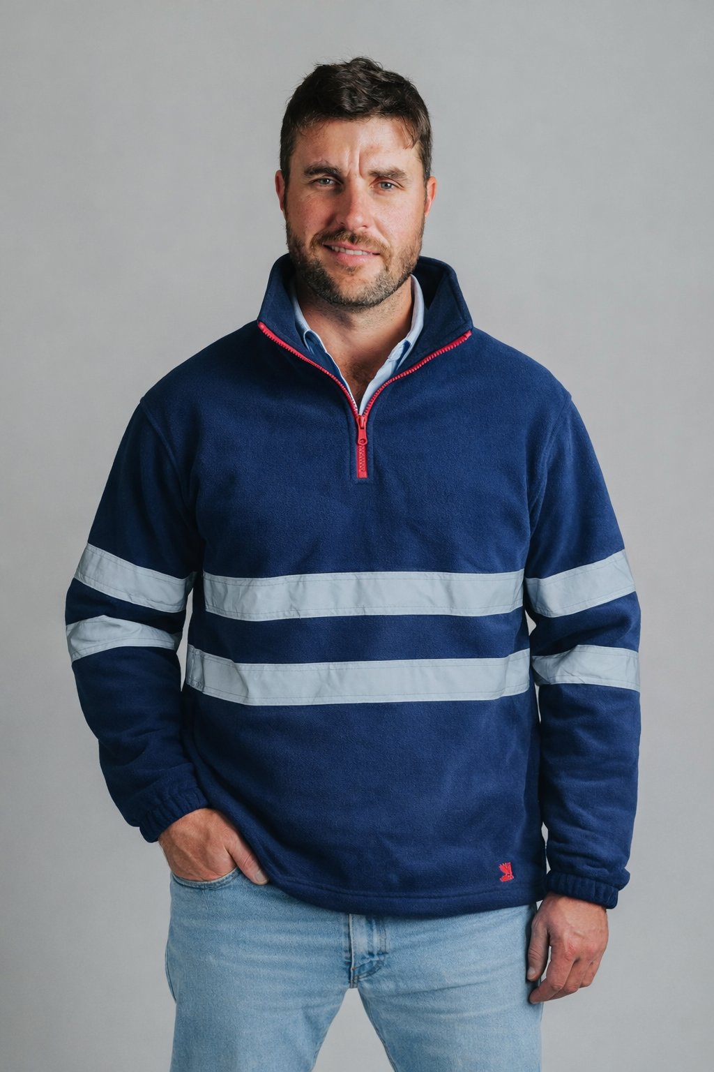 Polar Fleece - Hi Vis Navy