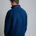 Polar Fleece - Navy w. Red Zip