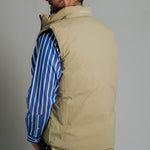 Reversible Vest - Black/Beige