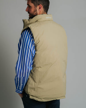 Reversible Vest - Black/Beige