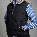 Reversible Vest - Black/Beige