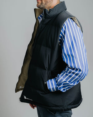 Reversible Vest - Black/Beige