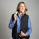 Reversible Vest - Black/Beige