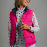 Reversible Vest - Fuchsia/Navy