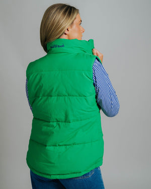 Reversible Vest - Green/Cobalt