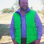 Reversible Vest - Lime/Navy