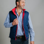 Reversible Vest - Red/Navy