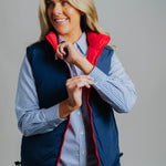 Reversible Vest - Red/Navy
