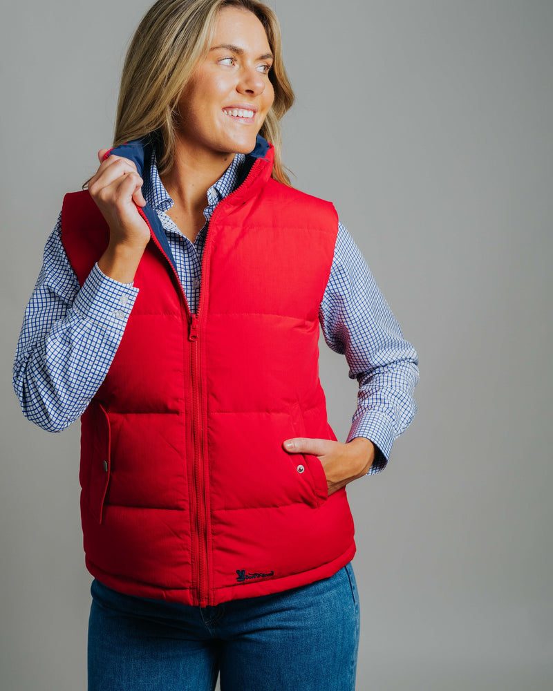 Reversible Vest - Red/Navy