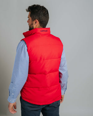 Reversible Vest - Red/Navy