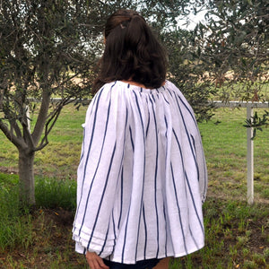 Sammie Smock - Navy Stripe