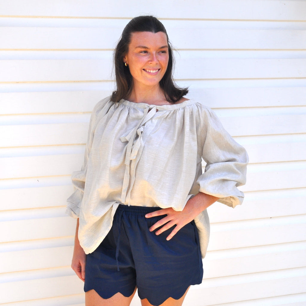 Sammie Smock - Sand Linen