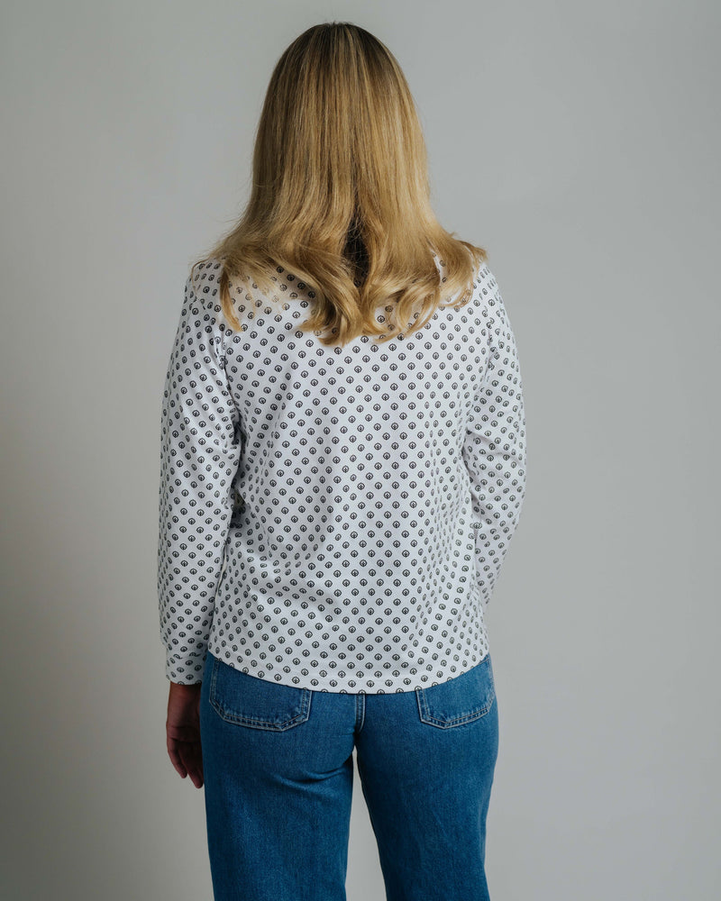 Skivvy Cotton Pattern - Black