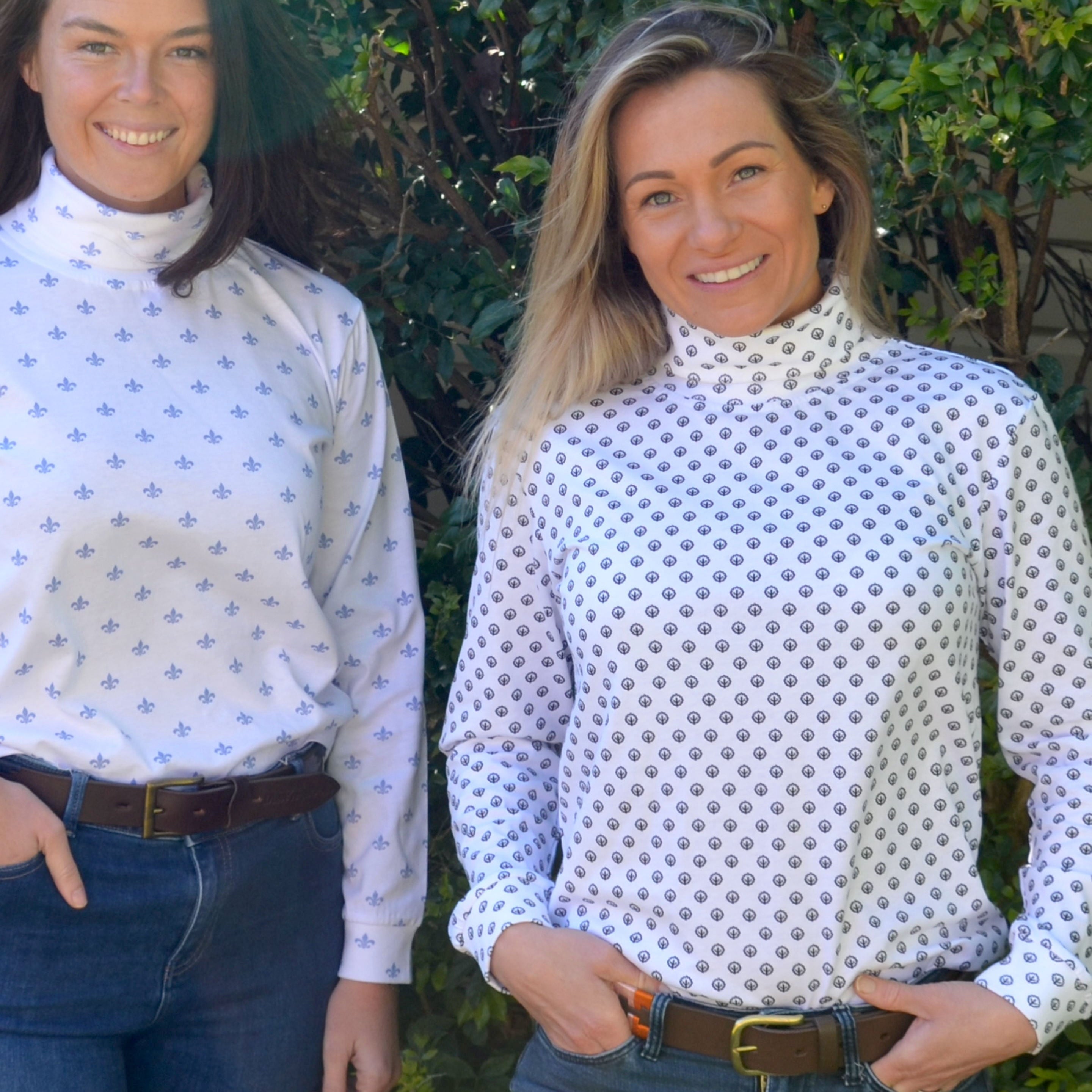 Skivvy Cotton Pattern - Black