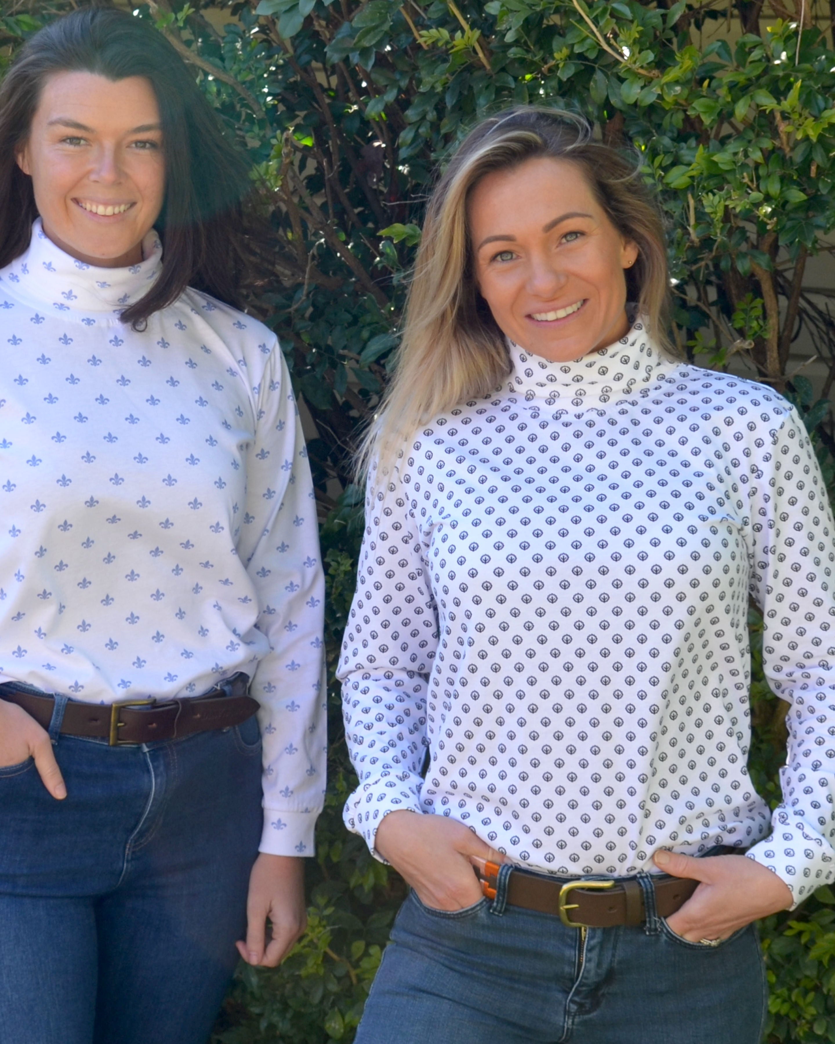 Skivvy Cotton Pattern - Black