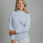 Skivvy Cotton Pattern - Navy