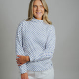 Skivvy Cotton Pattern - Navy