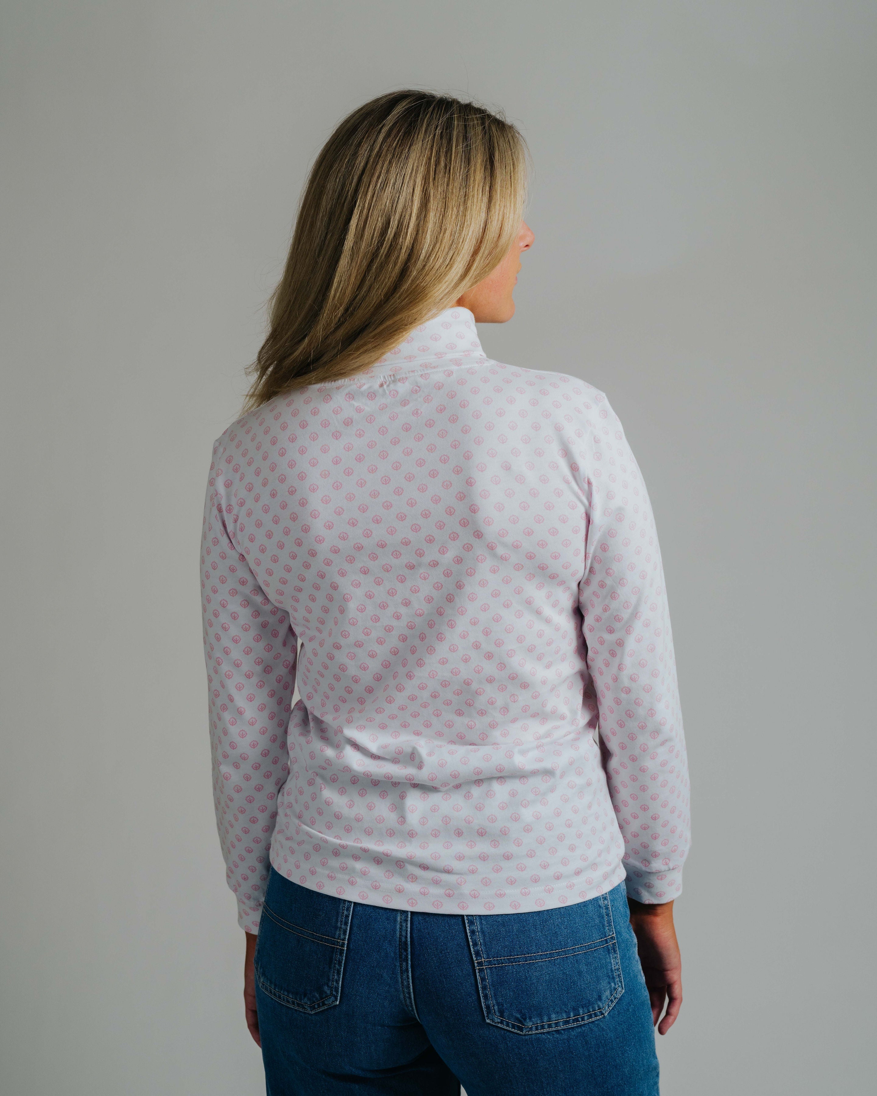 Skivvy Cotton Pattern - Pale Pink