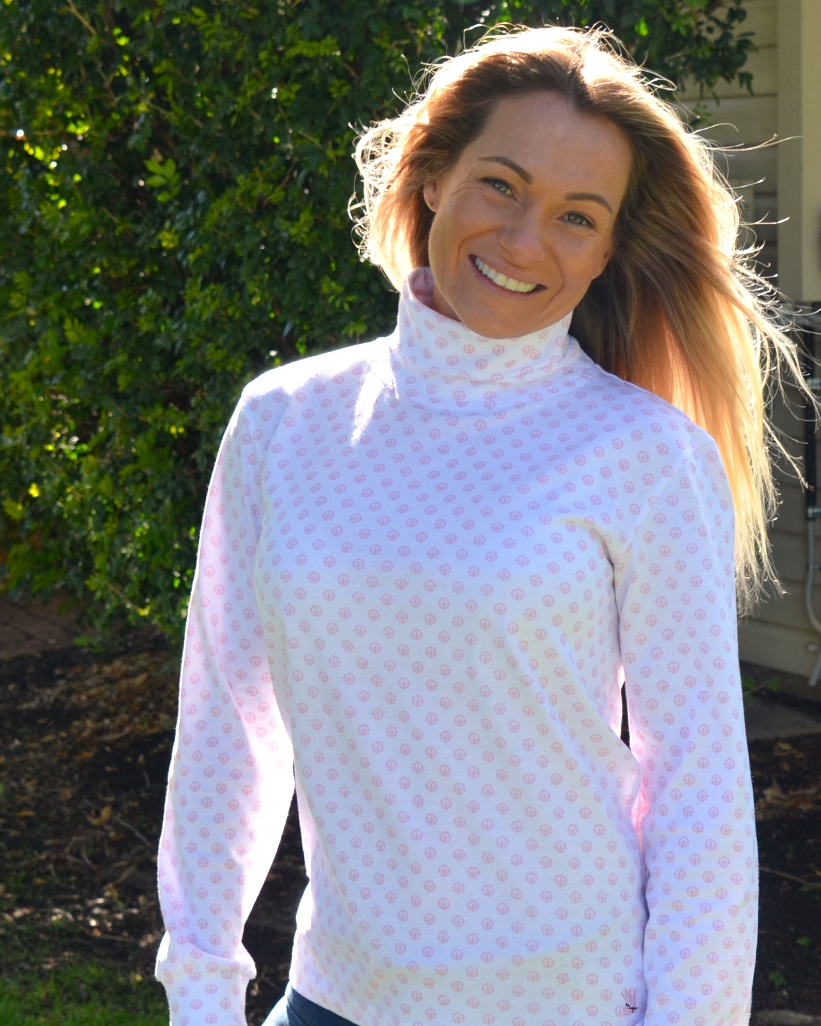 Skivvy Cotton Pattern - Pale Pink
