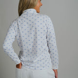 Skivvy Fleur De Lis - Cornflour