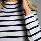 Skivvy - Navy / White Stripe