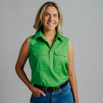 Sleeveless Clover Work Shirt