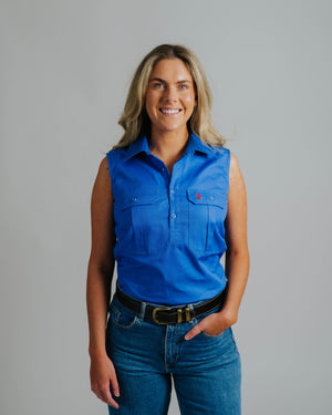 Sleeveless Ocean Work Shirt