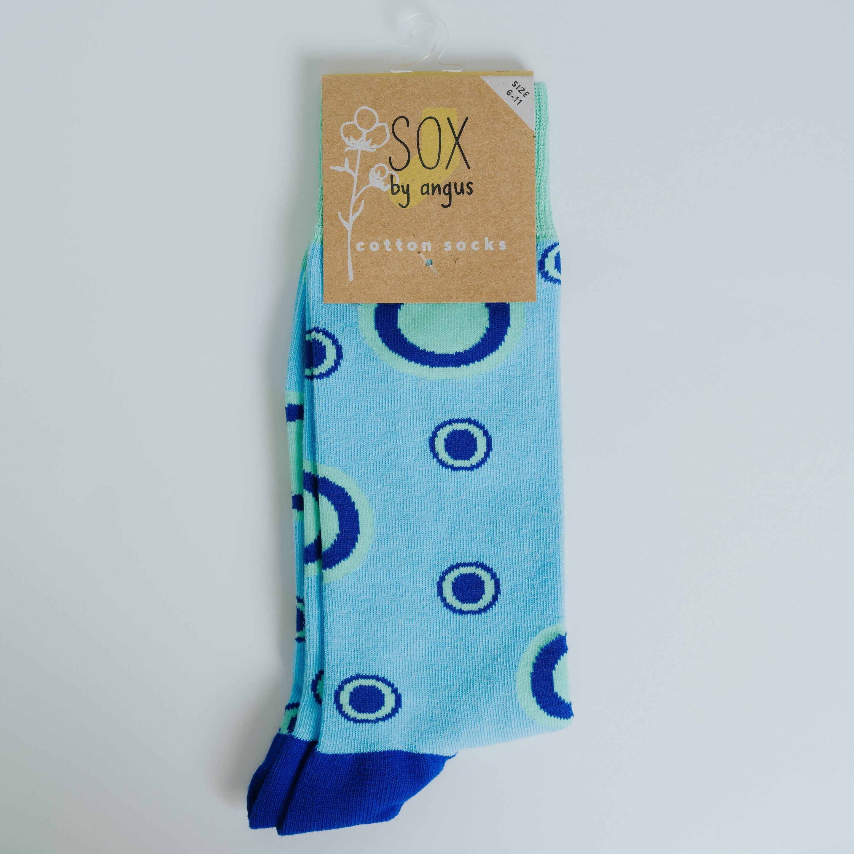 Socks - Blue Circles