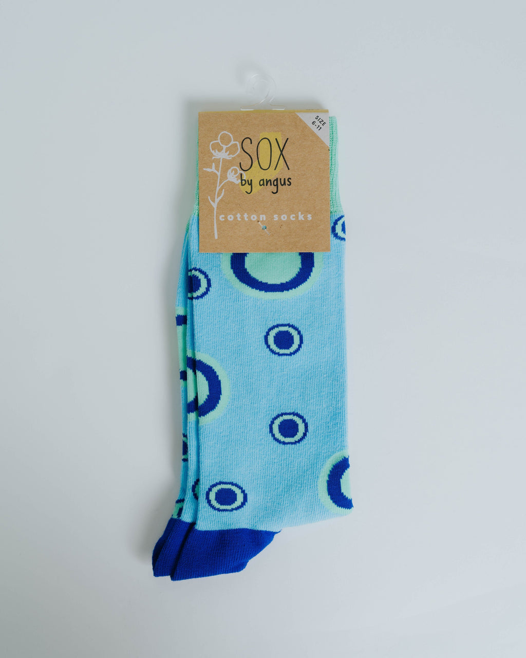 Socks - Blue Circles