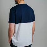 T-shirt - Navy/White Block