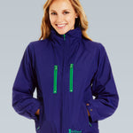 Unisex Coat - Cobalt/Green