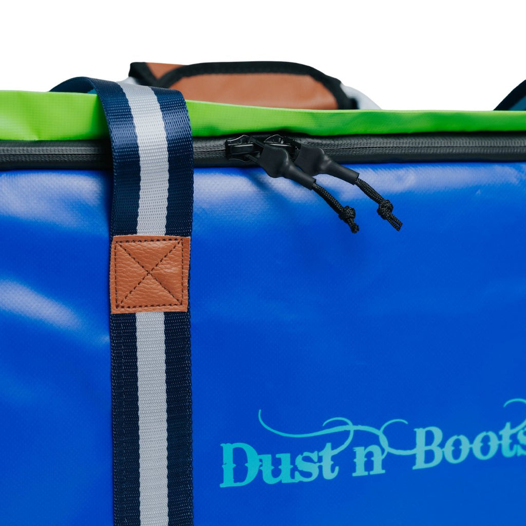 Vinyl Bag Green/Aqua/Blue