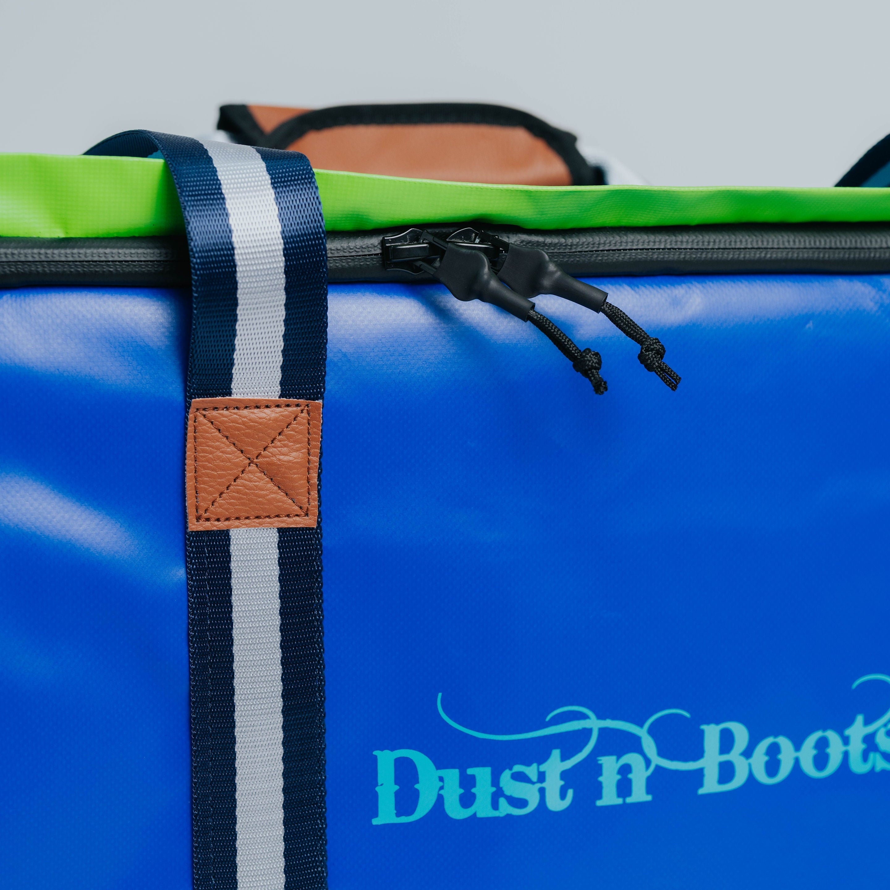 Vinyl Bag Green/Aqua/Blue