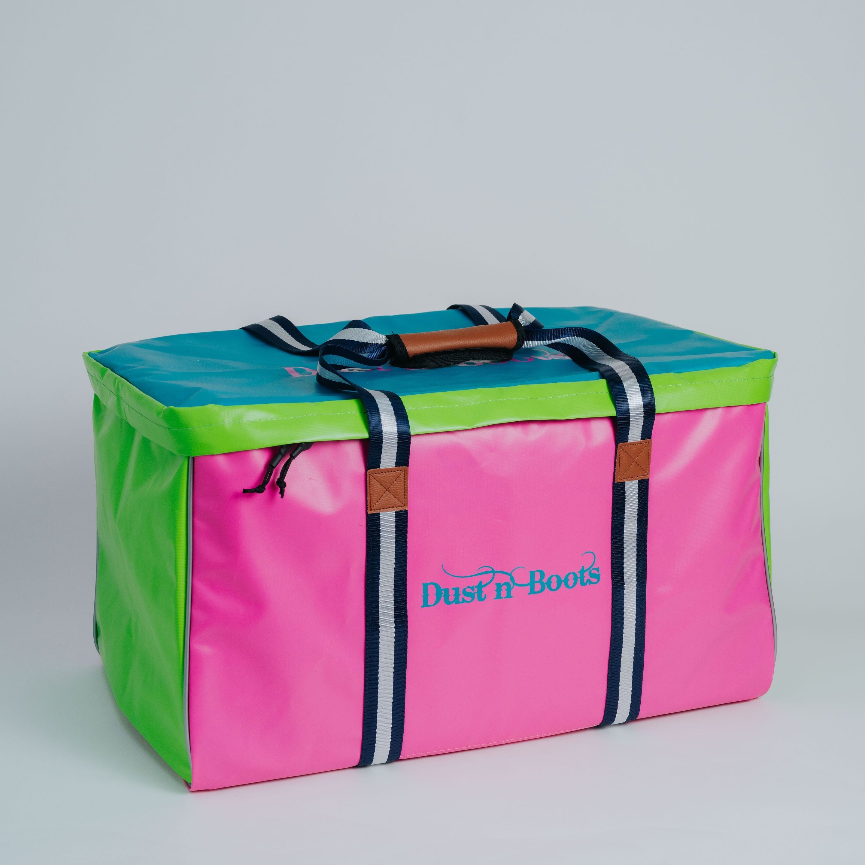 Vinyl Bag Pink/Lime/Aqua