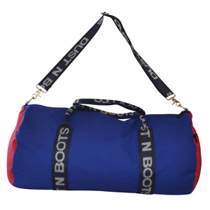 A-Canvas Overnight Bag Blue/Red
